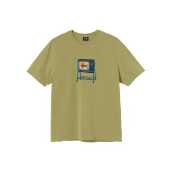Stussy Rolling Tv Pigment Dye Tee