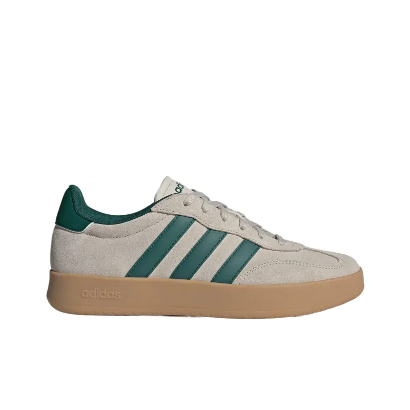 Adidas BARREDA Abrasion Resistant Low Top Skateboard Shoes Unisex Brown Green Yellow-2