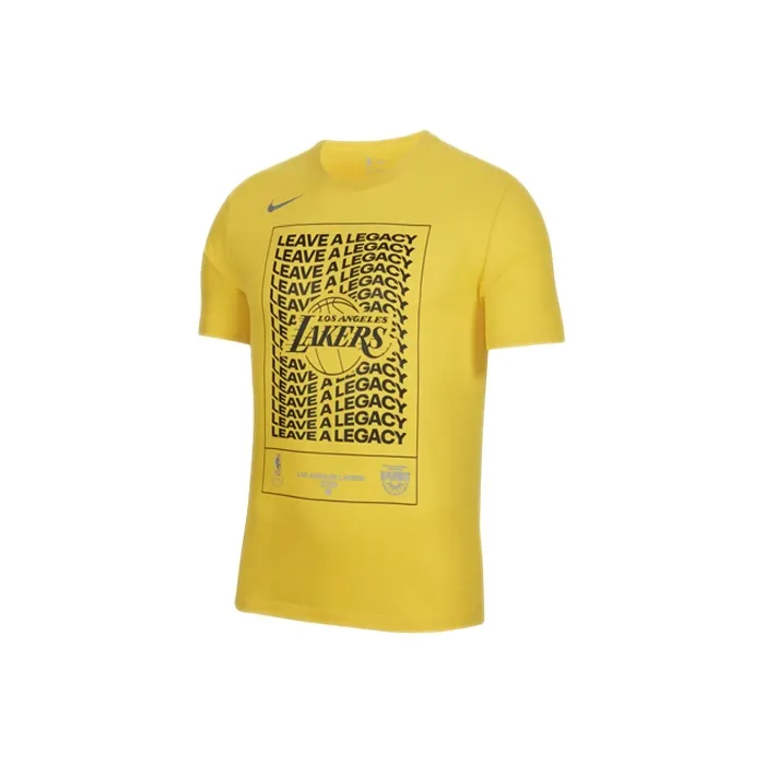 Nike T Shirt Men's Amarillo Yellow-0