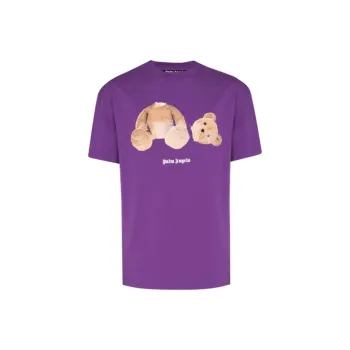 PALM ANGELS T Shirts Unisex Purple