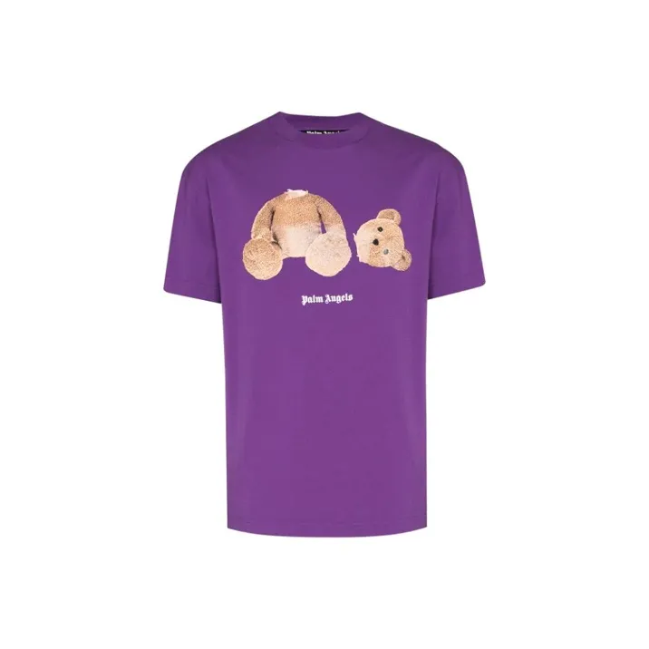PALM ANGELS T Shirts Unisex Purple-0