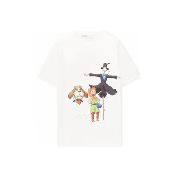 LOEWE x HAERDEYIDONGCHENGBAO,LIANMINGKUAN SS23 T Shirt Unisex White