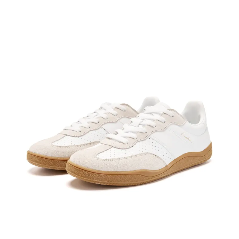 QIAODAN Abrasion Resistant Slip Resistant Low Top Skateboard Shoes Men's Jordan White Light Gray-2