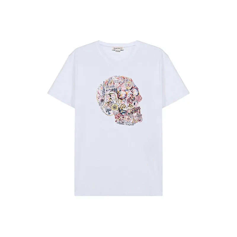Alexander McQueen SS21 Regular T Shirt Men's White-0