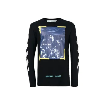 OFF WHITE SS19 T Shirt Men's Black