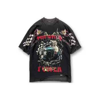 REPRESENT T Shirts Men Vintage Black