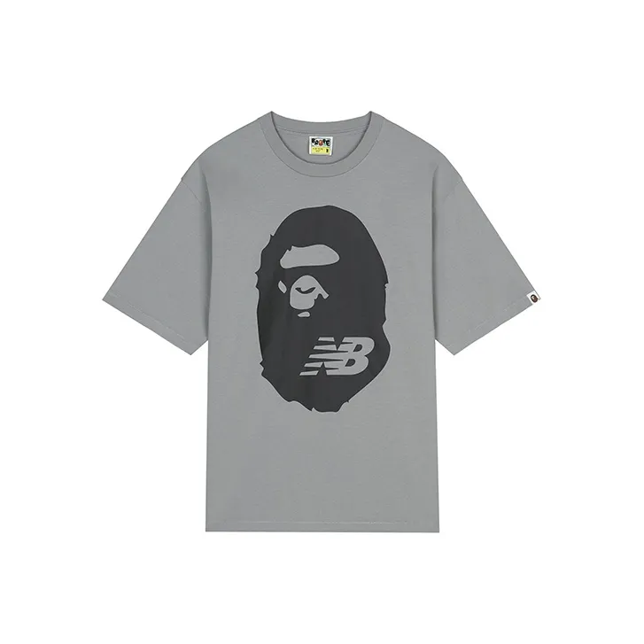 New Balance x Bape Crossover T Shirt Men's Gray-0