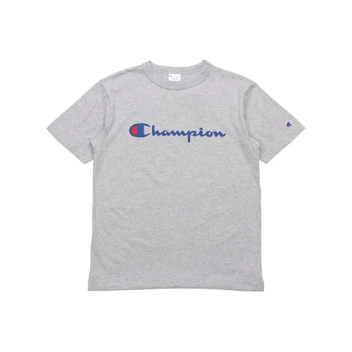 Champion T Shirt Japan Version Unisex Gray