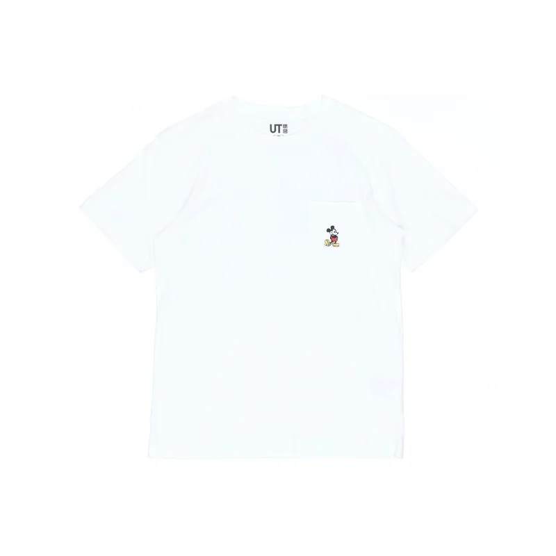 Disney X UNIQLO Disney Co brand T Shirts Unisex White-0