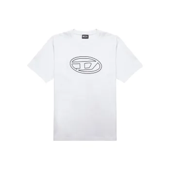 DIESEL Logo print Cotton T shirt