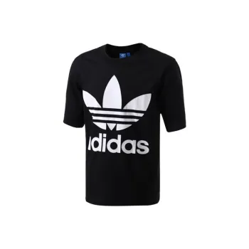 Adidas Originals Drop Shoulder Sleeve T Shirt Men's Black