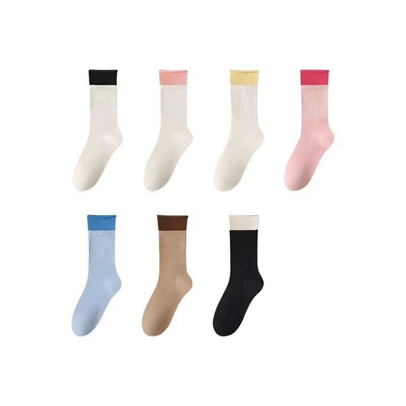 Temooues Mid Calf Socks Women's 4 Pack-10
