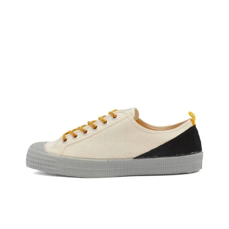 Novesta Star Master Hiker Low Top Canvas Shoes Unisex Black Gray-0