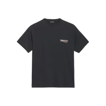 Balenciaga T Shirt Regular Fit Men's Black