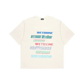 WE11DONE Multi Logo T Shirt