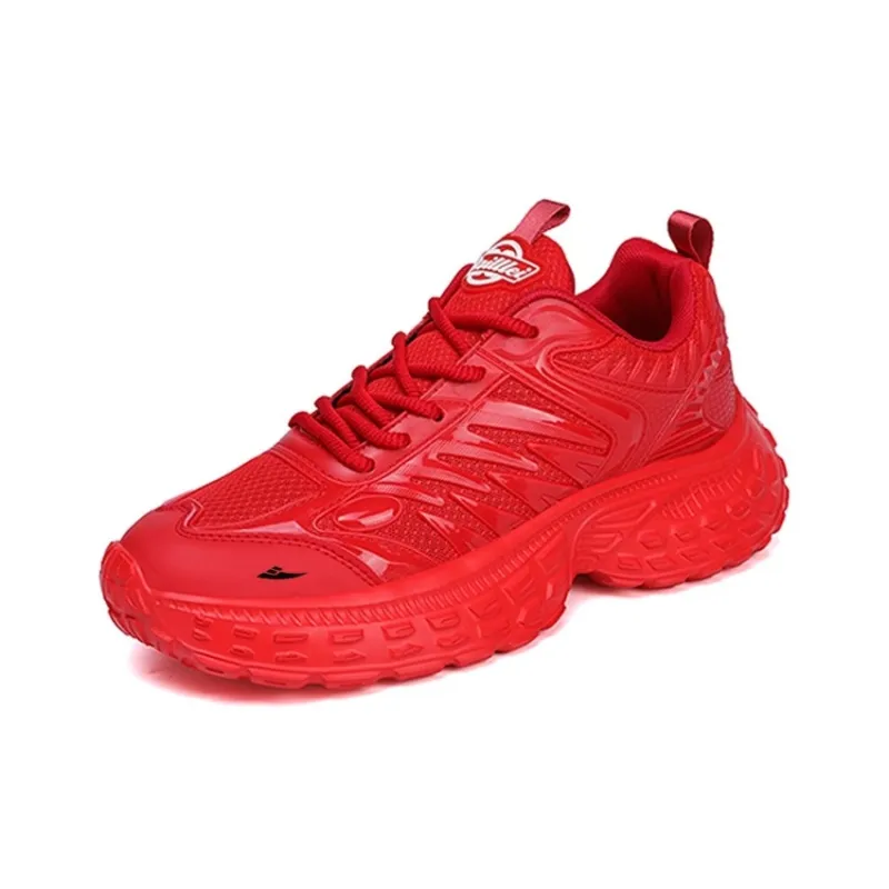 Kuding Anti Slip And Wear Resistant Height Increasing Low Top Chunky Sneakers Unisex-8