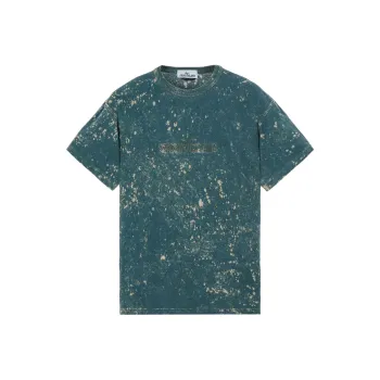 STONE ISLAND T Shirts Men Blue Gray