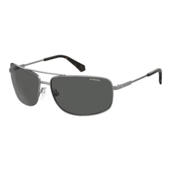 Polaroid Aviator Sunglasses Men's Silver