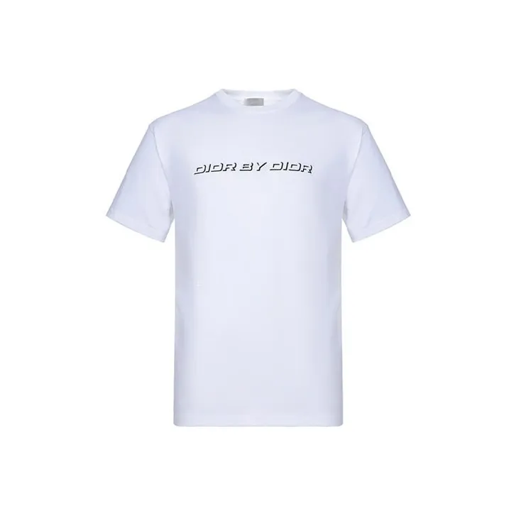 DIOR Quarterly New Products T Shirts Men White-0