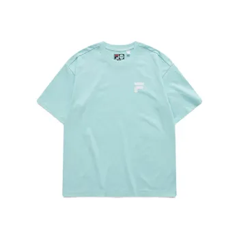 FILA FUSION T Shirt Unisex Ice Pink Green