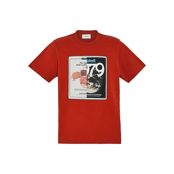 COACH T-Shirts Men Red-0