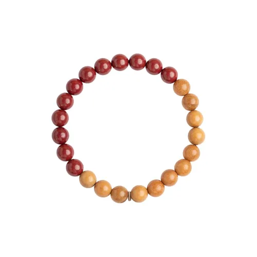 Blooming Petals Peachwood Bracelets Unisex