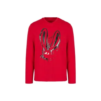 ARMANI EXCHANGEAE SS23 T Shirt Men's Red