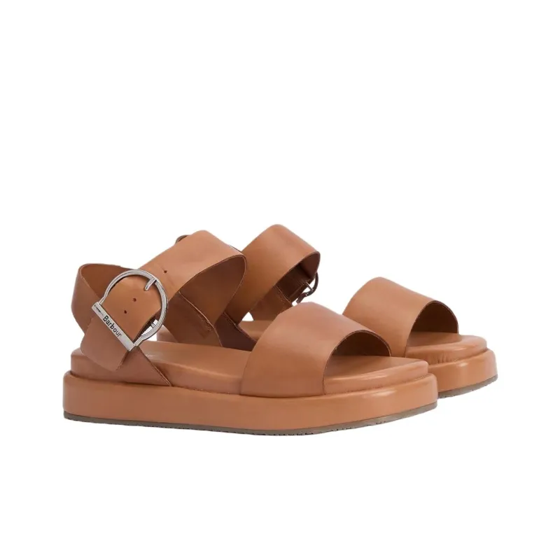BARBOUR Erin Strap Sandals Women's Brown-2