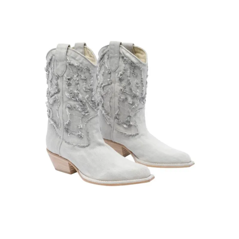 Vic Matie Denim 305 Ankle Boots Women's-2