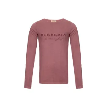 Burberry T-Shirts Men Brick Red