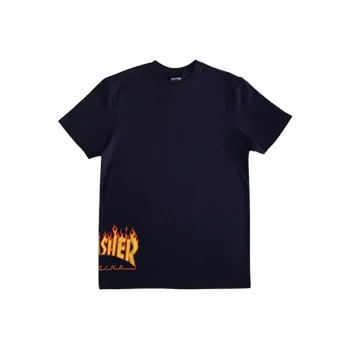 Thrasher T Shirt Japan Version Unisex Dark Blue
