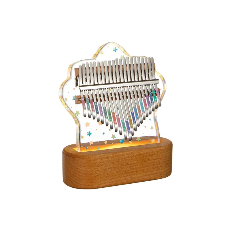 CEGA Acrylic Kalimba Fully Transparent Appearance 17/21 Keys Thumb Piano-34