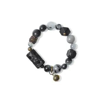 MUXIANG Ebony Wooden Bracelets Unisex