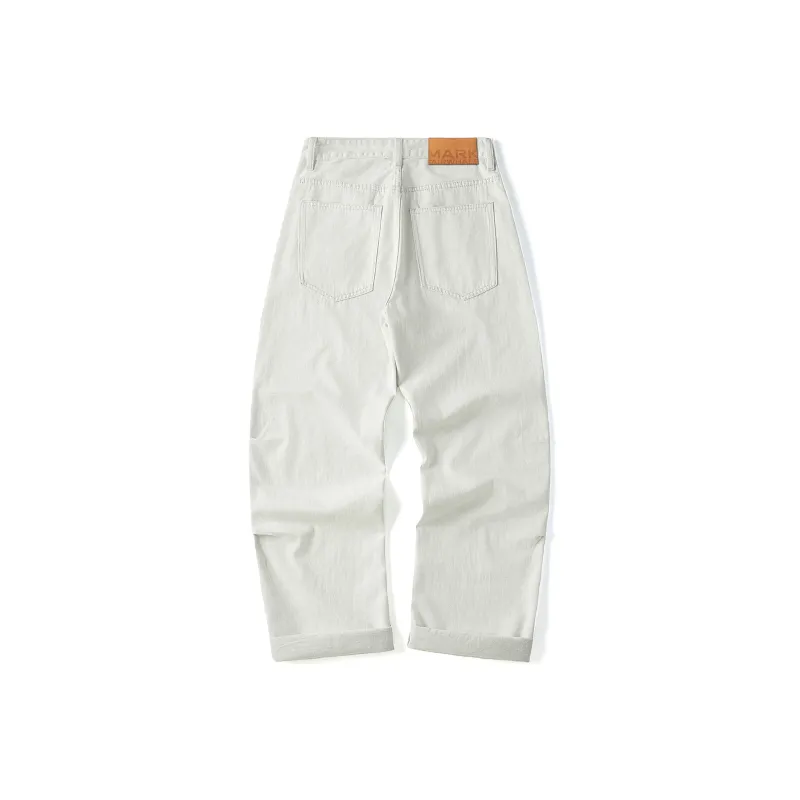 FAIRWHALE Jeans Unisex White-1