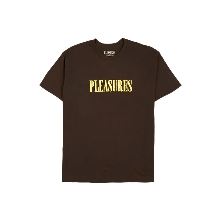 PLEASURES Tickle Logo T Shirt-0