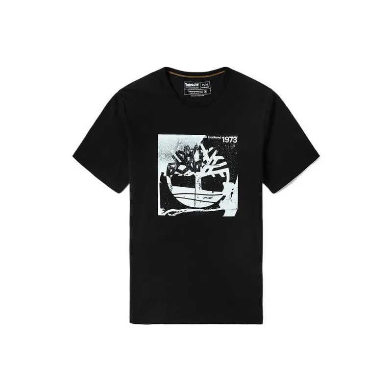 Timberland T-Shirts Men Black-0