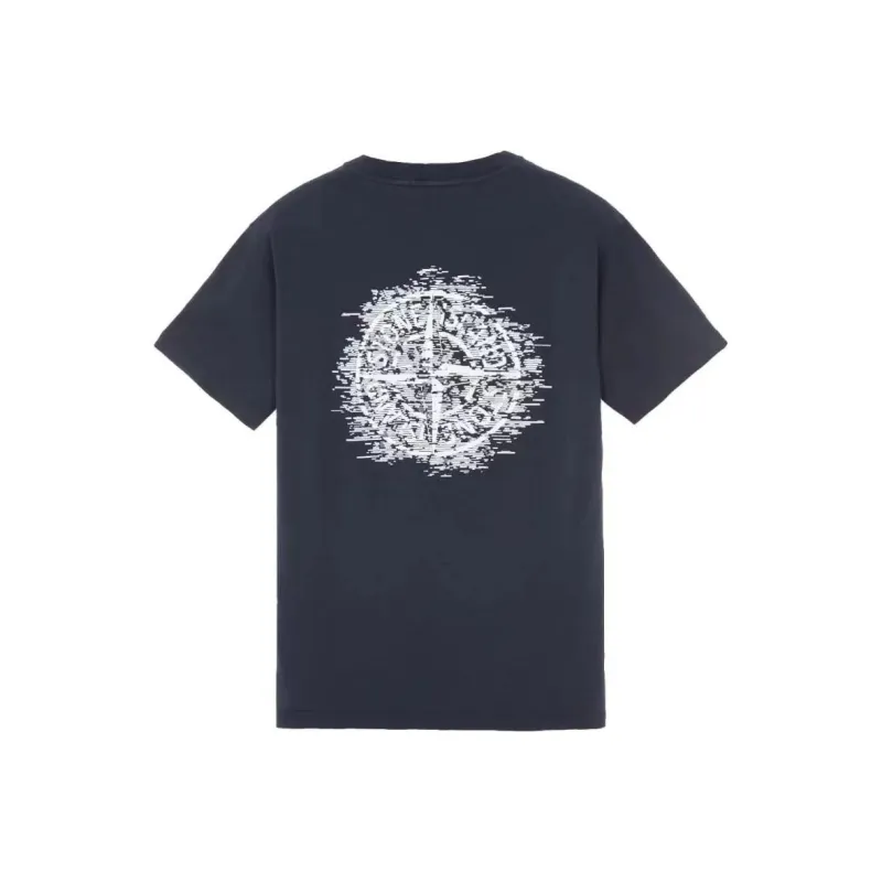 STONE ISLAND Logo print Short sleeve T shirt-0