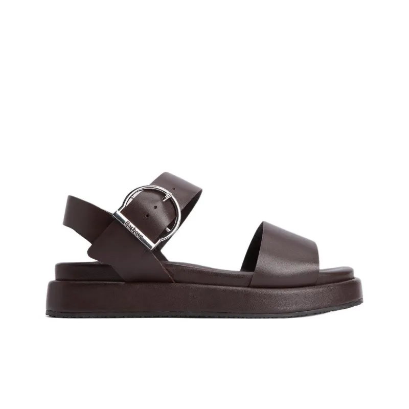 BARBOUR Erin Strap Sandals Women's Brown-1