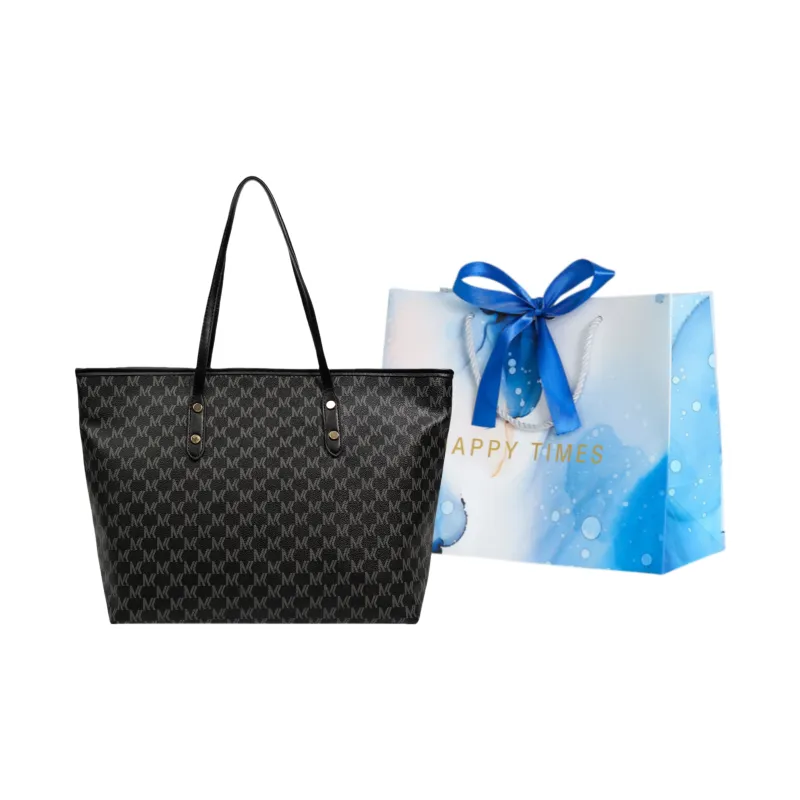ROUNDOT PU Tote Bag Shopping Bag Shoulder Bags Women's Multicolor-0