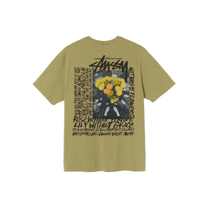 Stussy Camelias Pigment Dyed Tee-10