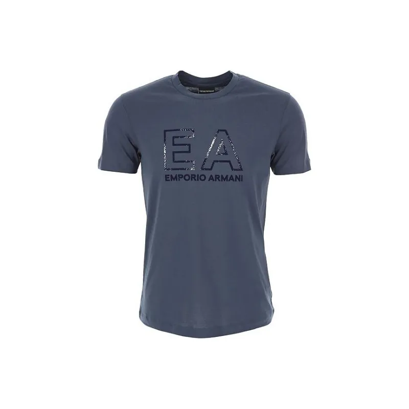 GIORGIO ARMANI T-Shirts Men Dark Blue-0