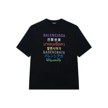 Balenciaga Languages Medium Fit T shirt