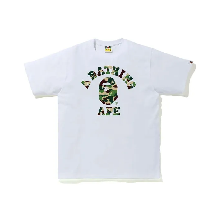 A BATHING APE Abc Camo College Tee SS21-4
