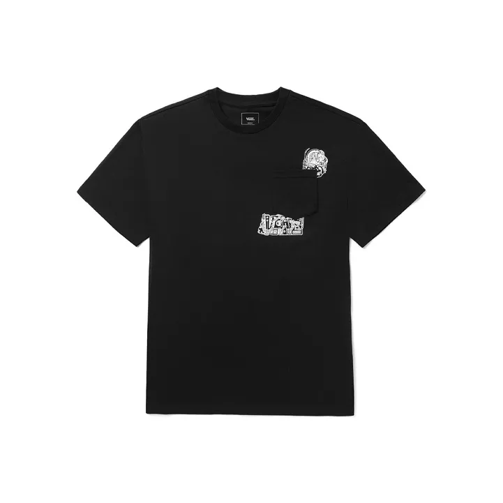 Vans x Duyanaizi Drop Shoulder Sleeve T Shirt Unisex Black-0