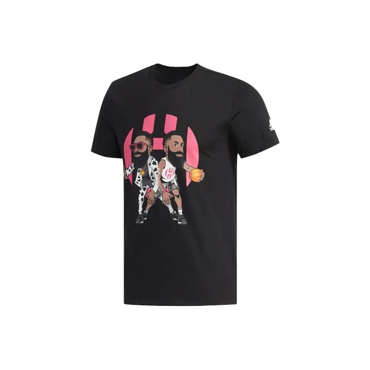 Adidas Harden T-Shirts Men Black-0