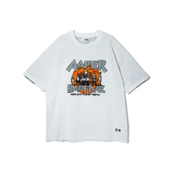 LiNing x Aape Badfive T Shirt Men's White