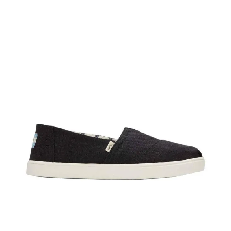 Toms Alpargata Casual Single Shoes Women's Black-1
