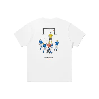 Kappa x Goalstudio Crew Neck Fitted Straight Short Sleeved T Shirt Unisex