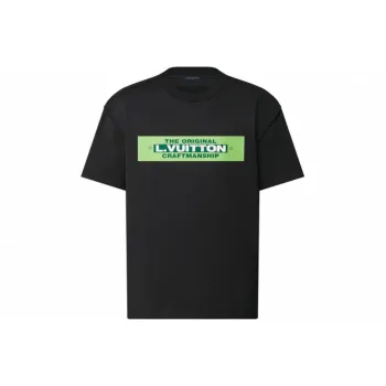 LOUIS VUITTON L.Vuitton Printed T-shirt Black