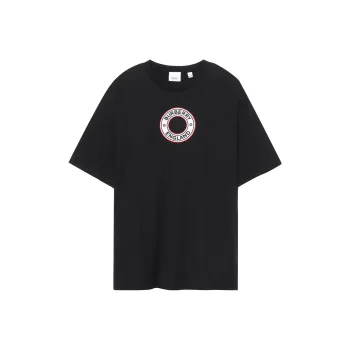 Burberry Archway Logo Applique T Shirt